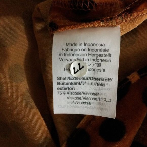 MADEWELL Velvet Memento Ruffle-Sleeve Top in Leopard Dot Shirt Size S - Picture 8 of 9